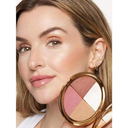 🎀 𝐋𝐚𝐬𝐭 𝟒 𝐡𝐨𝐮𝐫𝐬 𝟔𝟎% 𝐨𝐟𝐟⏰𝑬𝒚𝒆 & Cheek Palette - eyeshadow and highlighter makeup (with Detachable Brush)