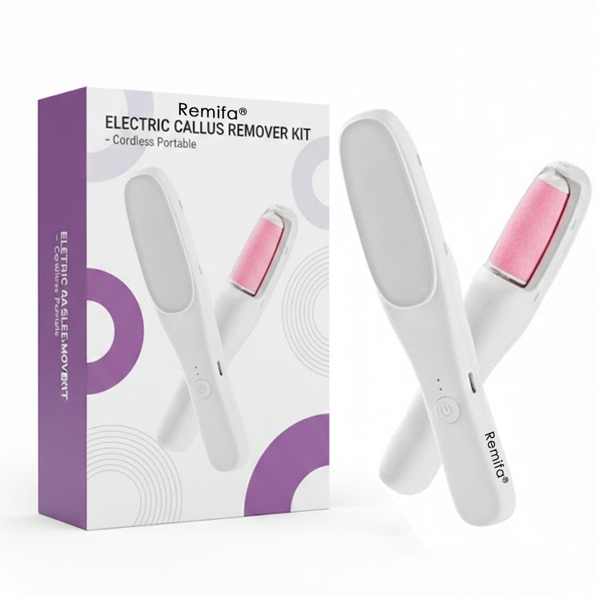 Remifa® Rechargeable Electric Callus Remover - Made In UK