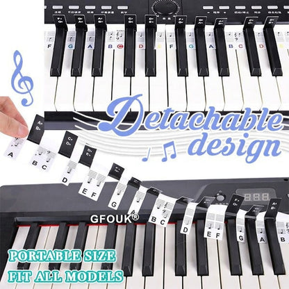 GFOUK® Detachable Piano Note Guide